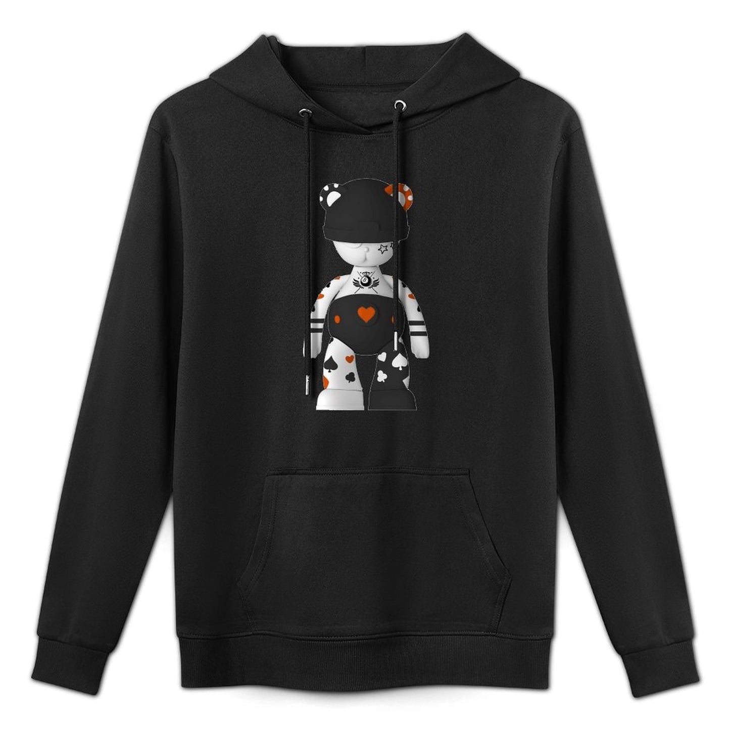 Hoodie Front PatternCleanCut Cotton