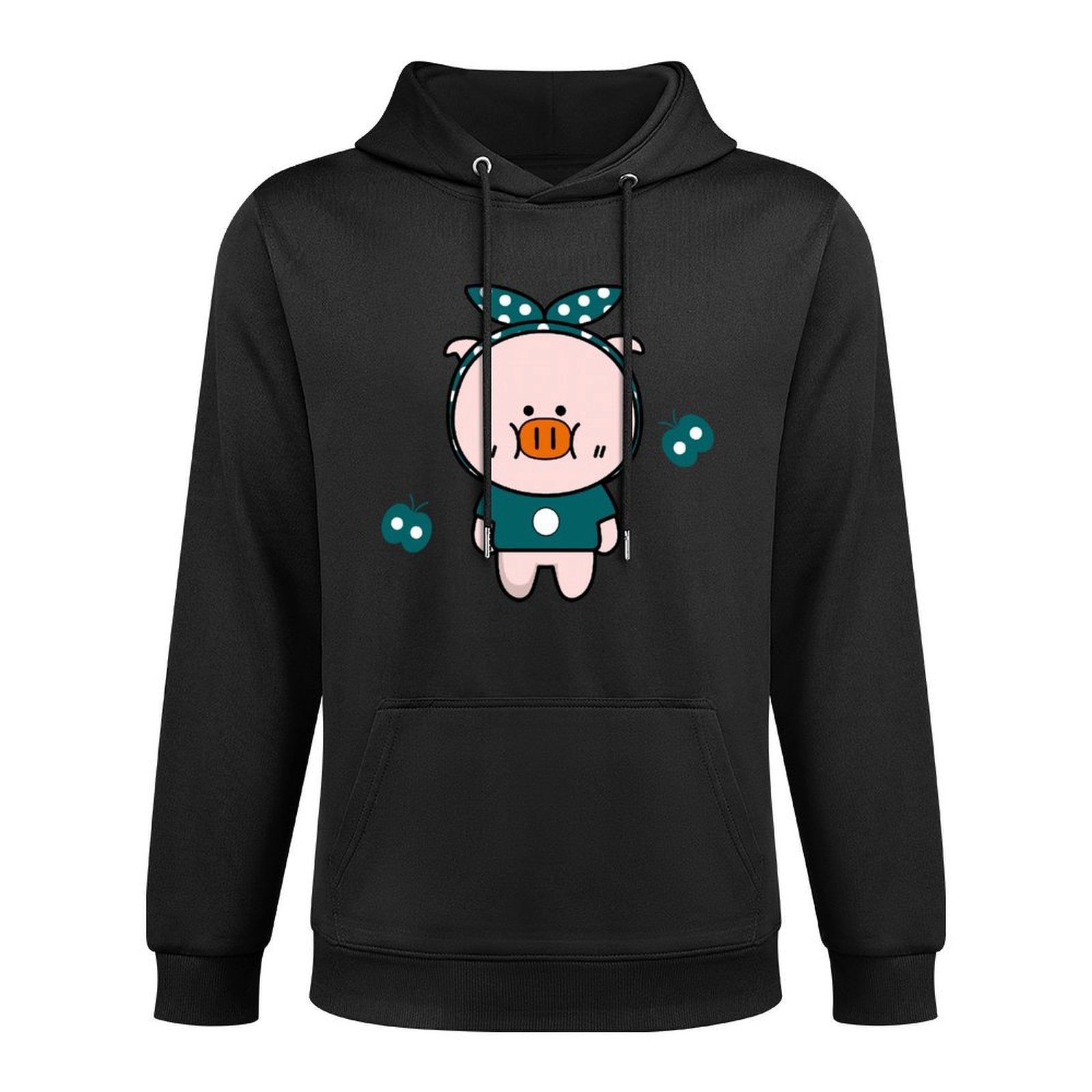 Solid Performance Front Graphic Hoodies