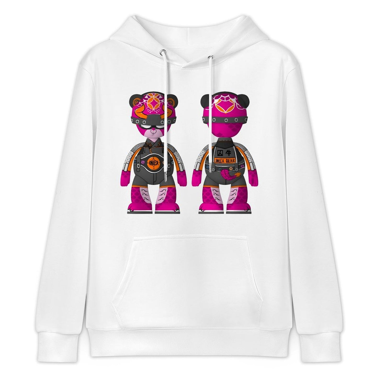 Hoodie Front PatternPrint-Ready Recycled