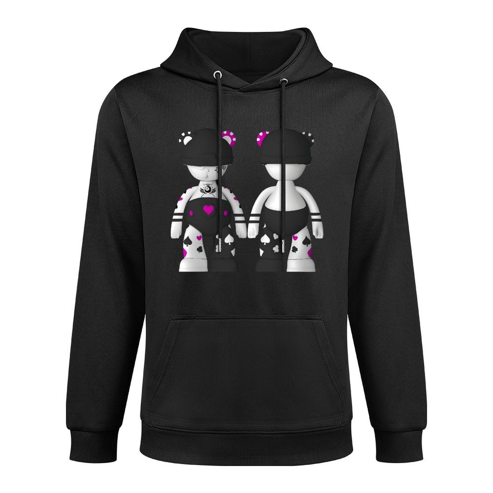 Hoodie Front PatternStreetStyle Casual