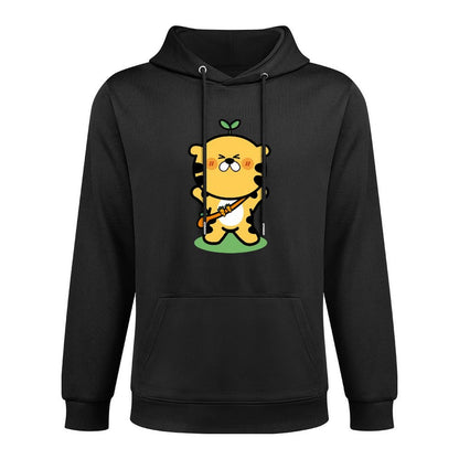 Pocket Tee Crew Neck Front Graphic Hoodies