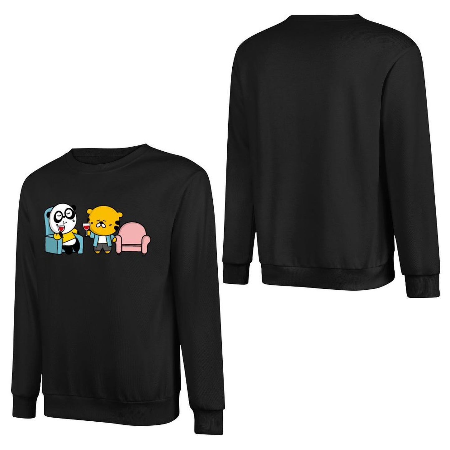 Front Patterned Long Sleeve TopEasyWear Studio