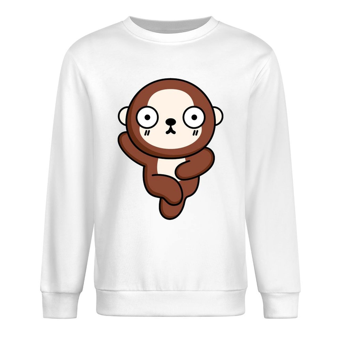 Front Patterned Long Sleeve TopClean Edges YearRound