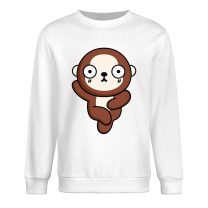 Front Patterned Long Sleeve TopClean Edges YearRound