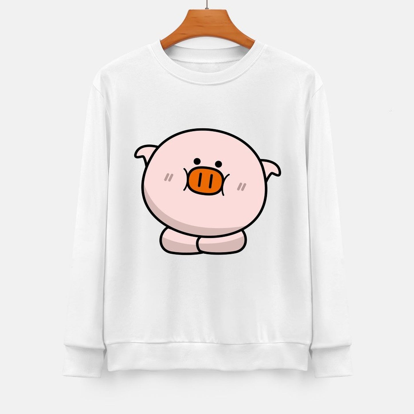 Front Patterned Long Sleeve TopStudio Slim Fit