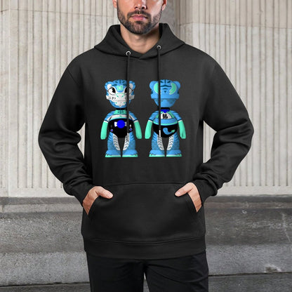 IPIB 250g Hooded Pocket Sweatshirt Front GraphicMen's Hooded  Sweatshirt6000076-3