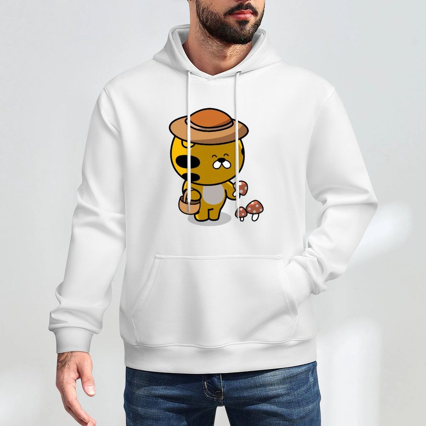 RegularFit SmoothWear Front Graphic Hoodies