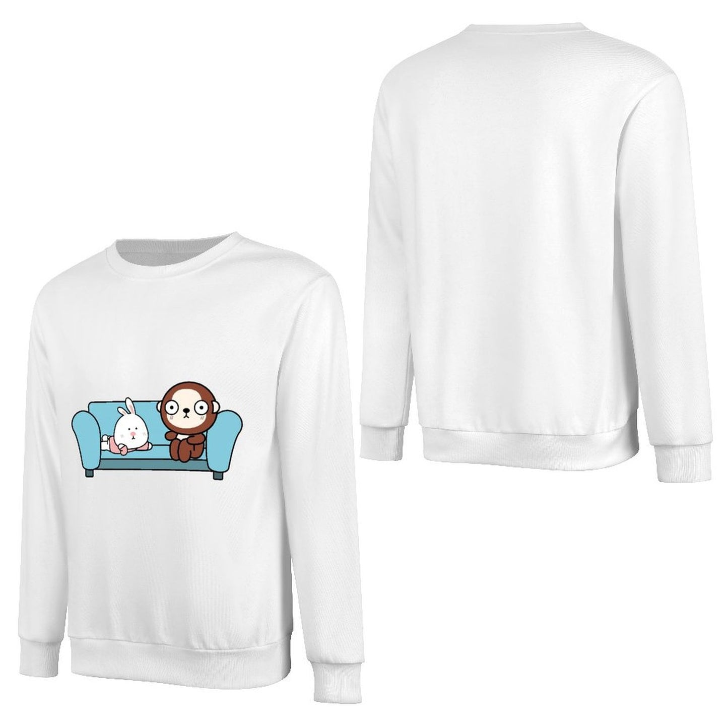 Front Patterned Long Sleeve TopModernFit Eco-Conscious