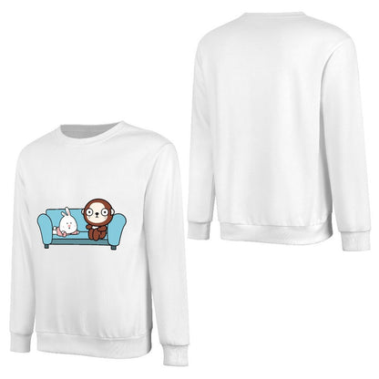 Front Patterned Long Sleeve TopModernFit Eco-Conscious