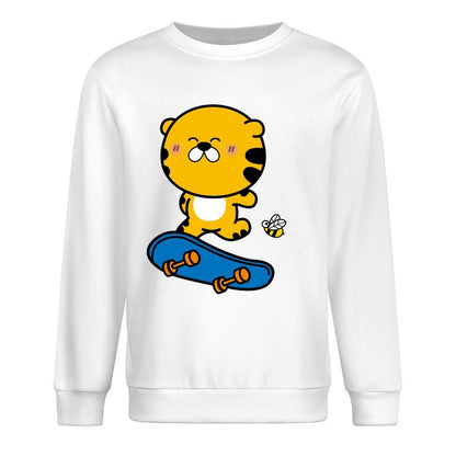 Front Patterned Long Sleeve TopEssential SoftWear