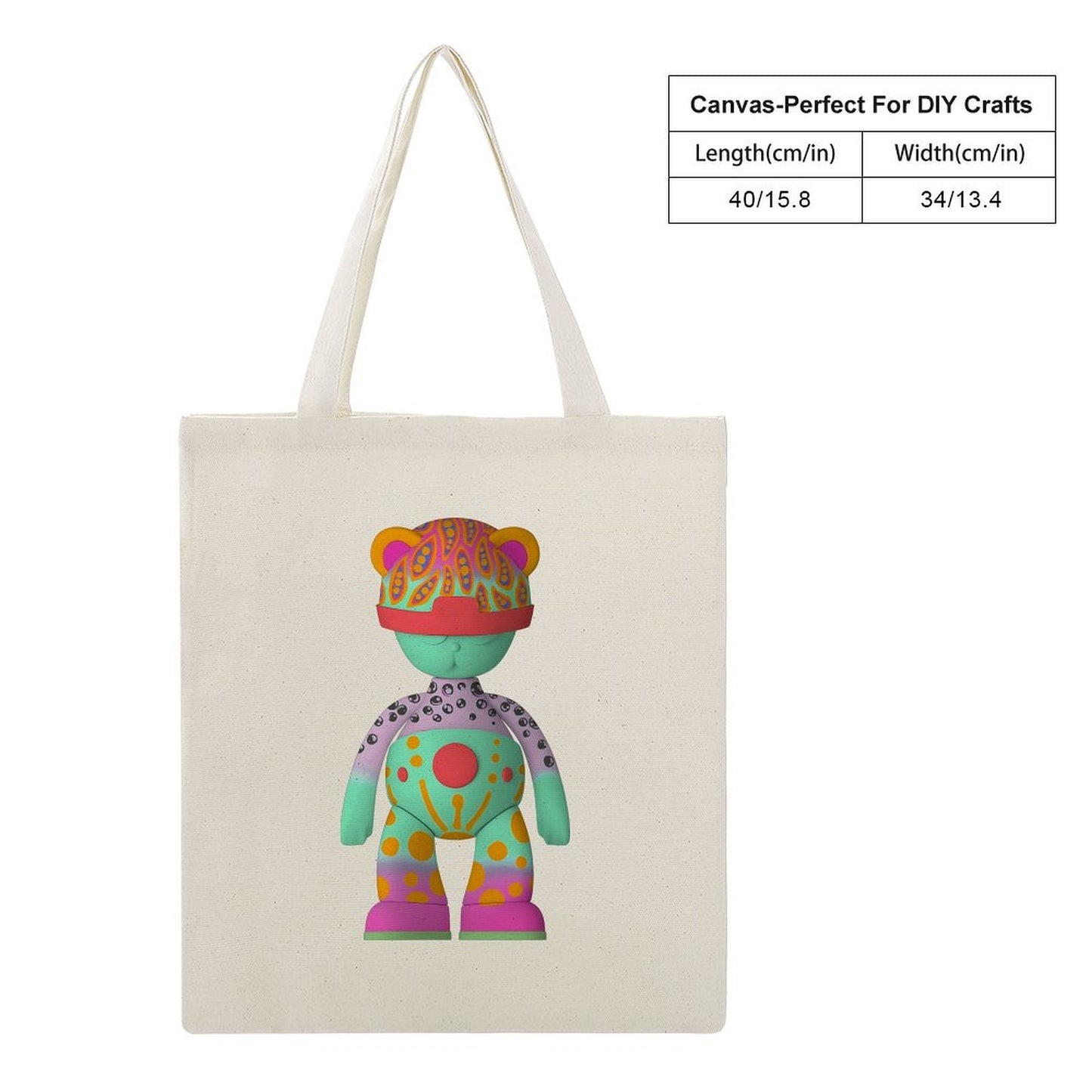 Canvas Tote Bag 6000102-2 Style 34x40cm