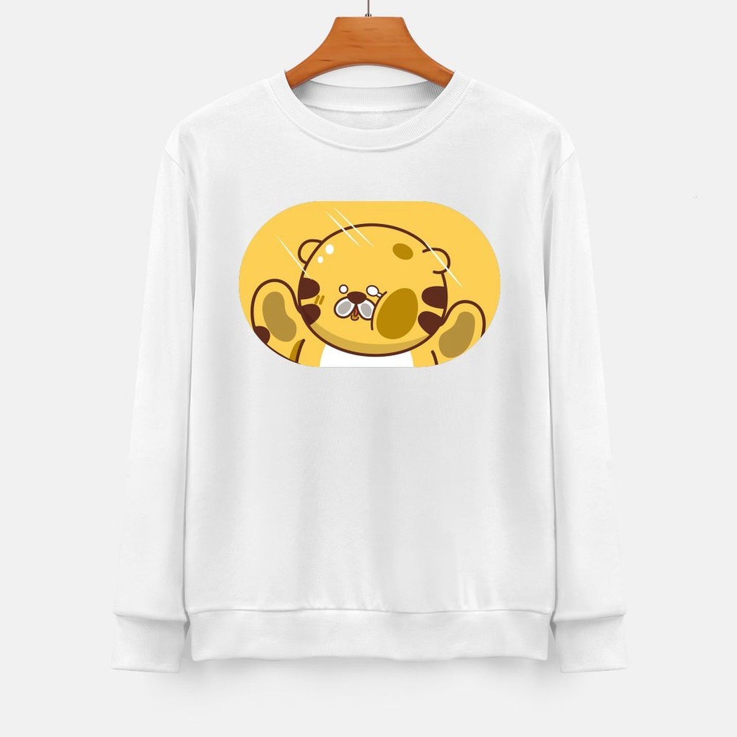 Front Patterned Long Sleeve TopEasyStyle High-Quality