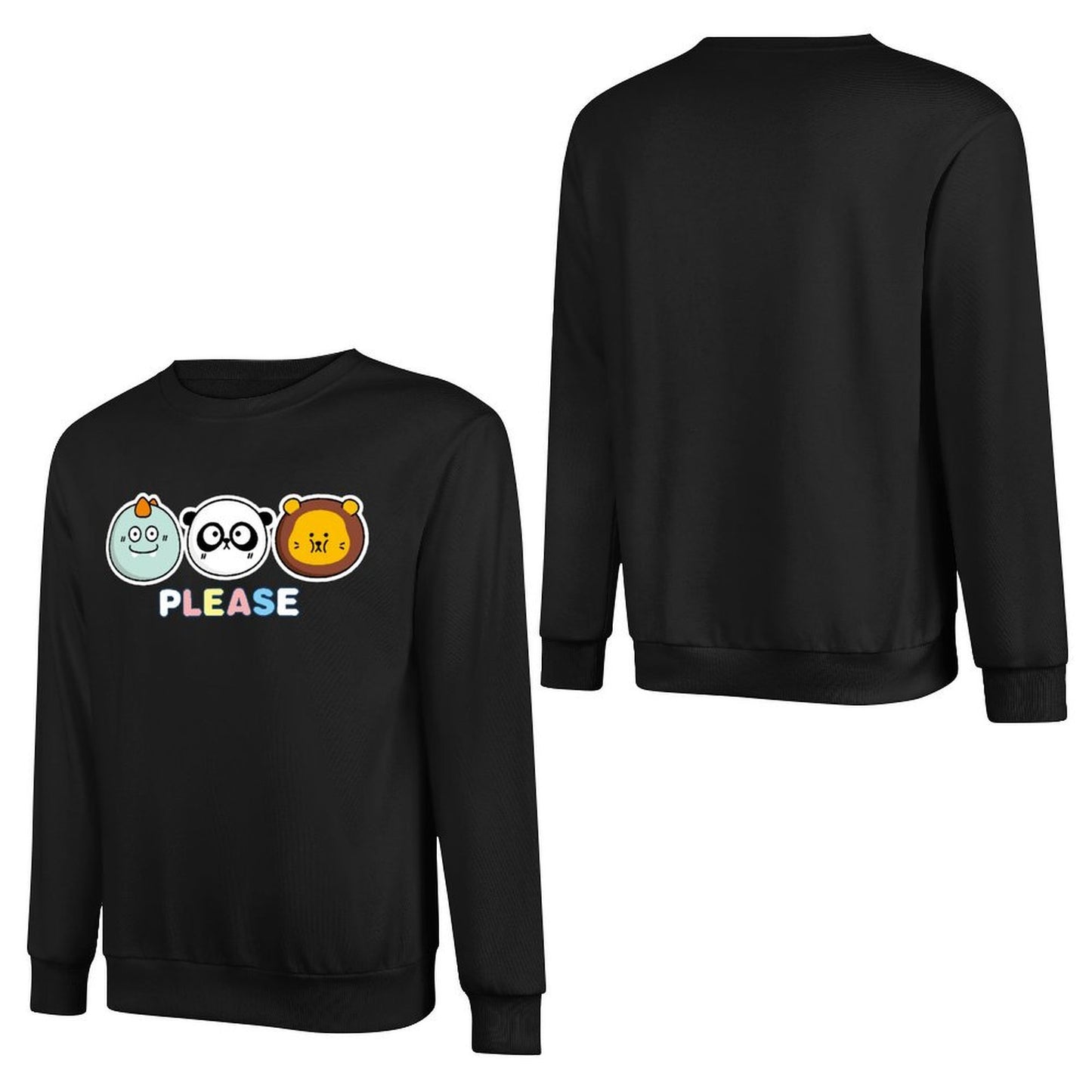 Front Patterned Long Sleeve TopAllDay Indoor