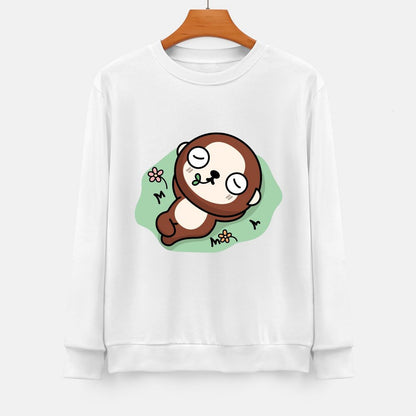 Front Patterned Long Sleeve TopPrint-Ready Outdoor