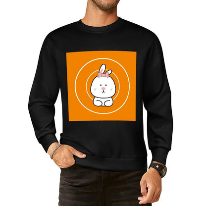 Front Patterned Long Sleeve TopCasual Sharp