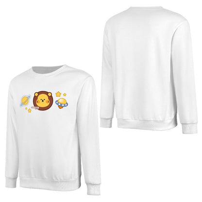 Front Patterned Long Sleeve TopClassic Fit TimelessStyle