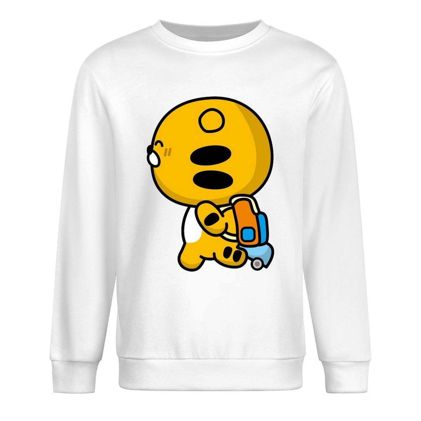 Front Patterned Long Sleeve TopIndoor Recycled