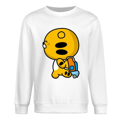 Front Patterned Long Sleeve TopIndoor Recycled