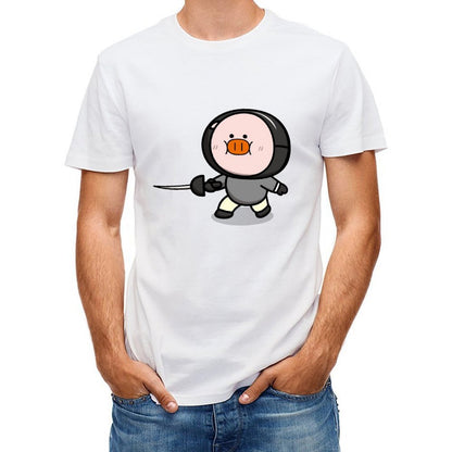 ClassicStyle Heat-Transfer Front Graphic T-shirt