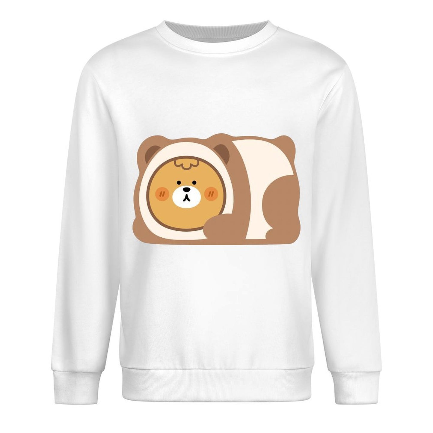 Front Patterned Long Sleeve TopLifestyle Print-Ready