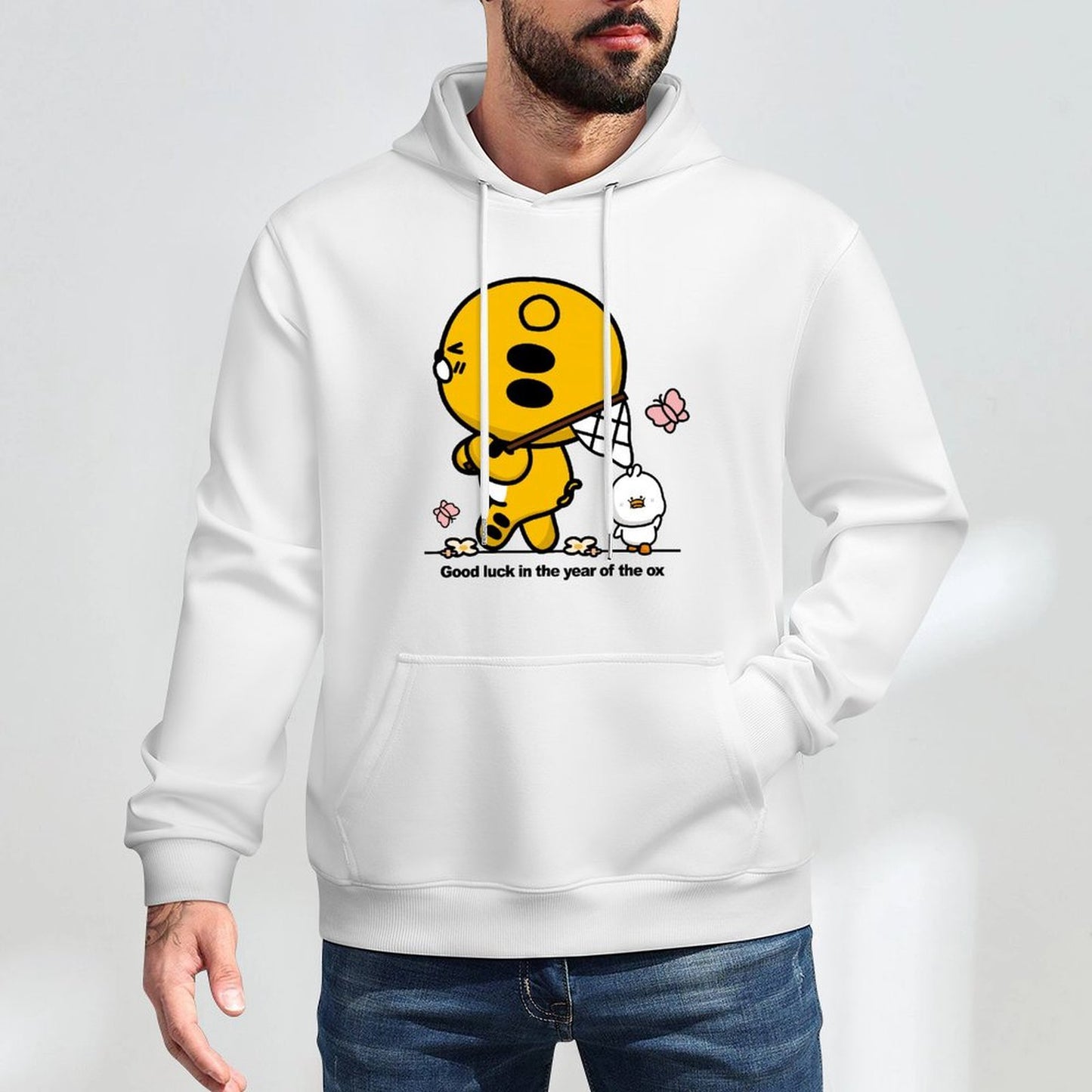 Front Graphic HoodiesClean Smooth Feel