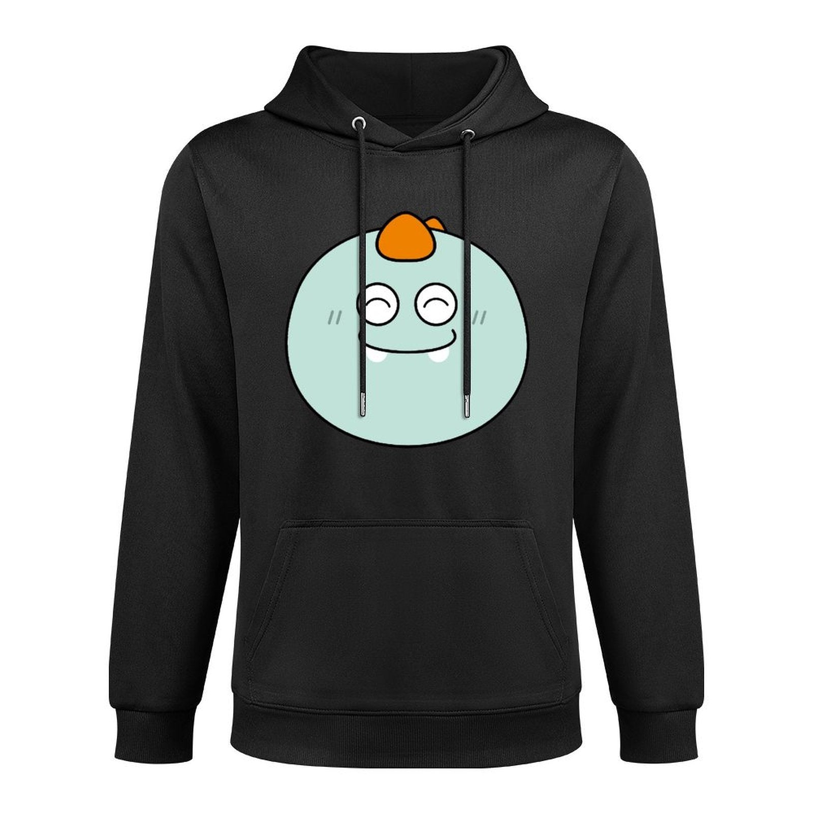 Plain Fitted Front Graphic Hoodies