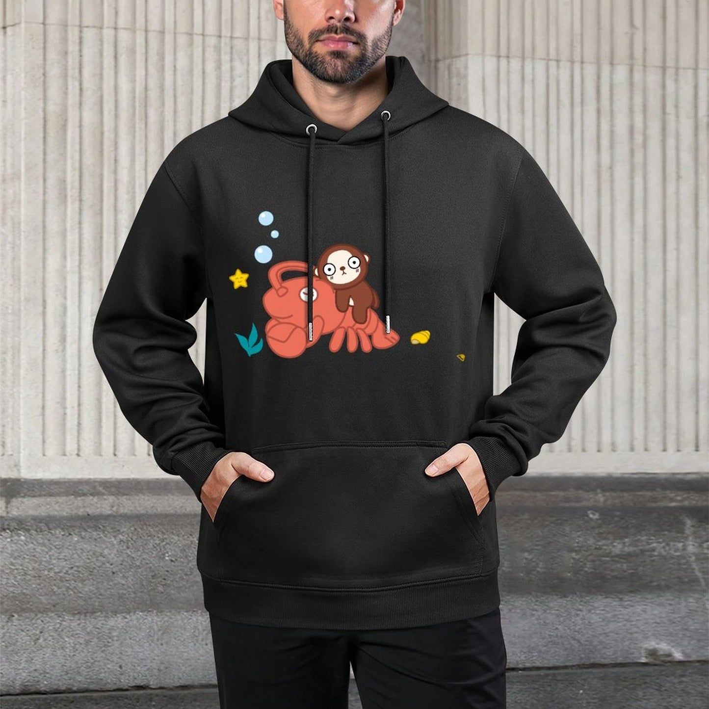 EssentialFit BasicSeries Front Graphic Hoodies