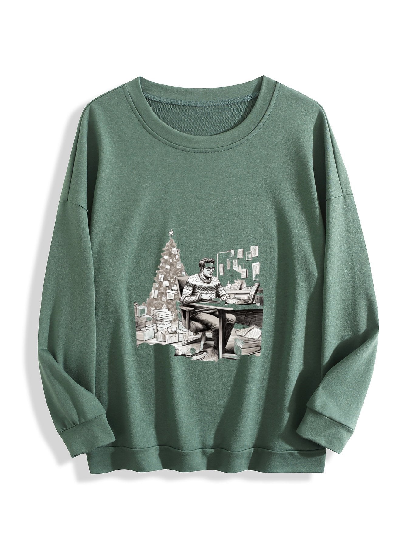 Customizable Christmas-themed long-sleeved Christmas Busy