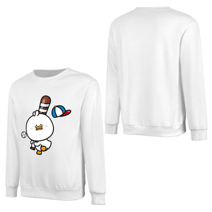Front Patterned Long Sleeve TopComfort Minimalist
