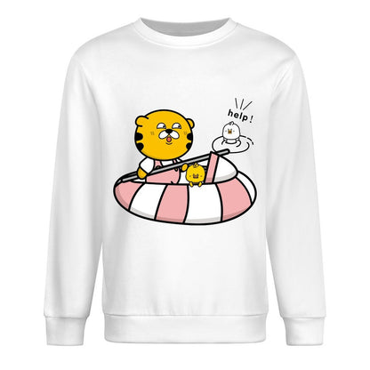 Front Patterned Long Sleeve TopSeamless Slim Fit