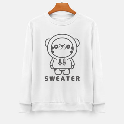 Front Patterned Long Sleeve TopVibrant Colors RegularFit