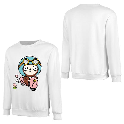 Front Patterned Long Sleeve TopActiveStyle Clean