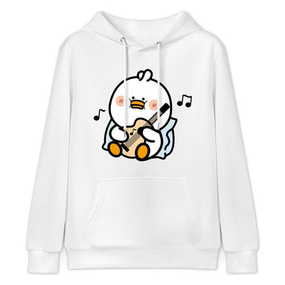 Casual Minimalist Front Graphic Hoodies