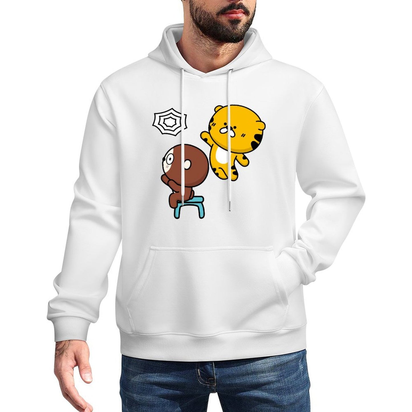 Clean Edges Casual Front Graphic Hoodies