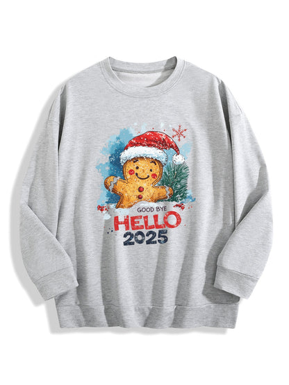 Customizable Christmas-themed long-sleeved Christmas Hello