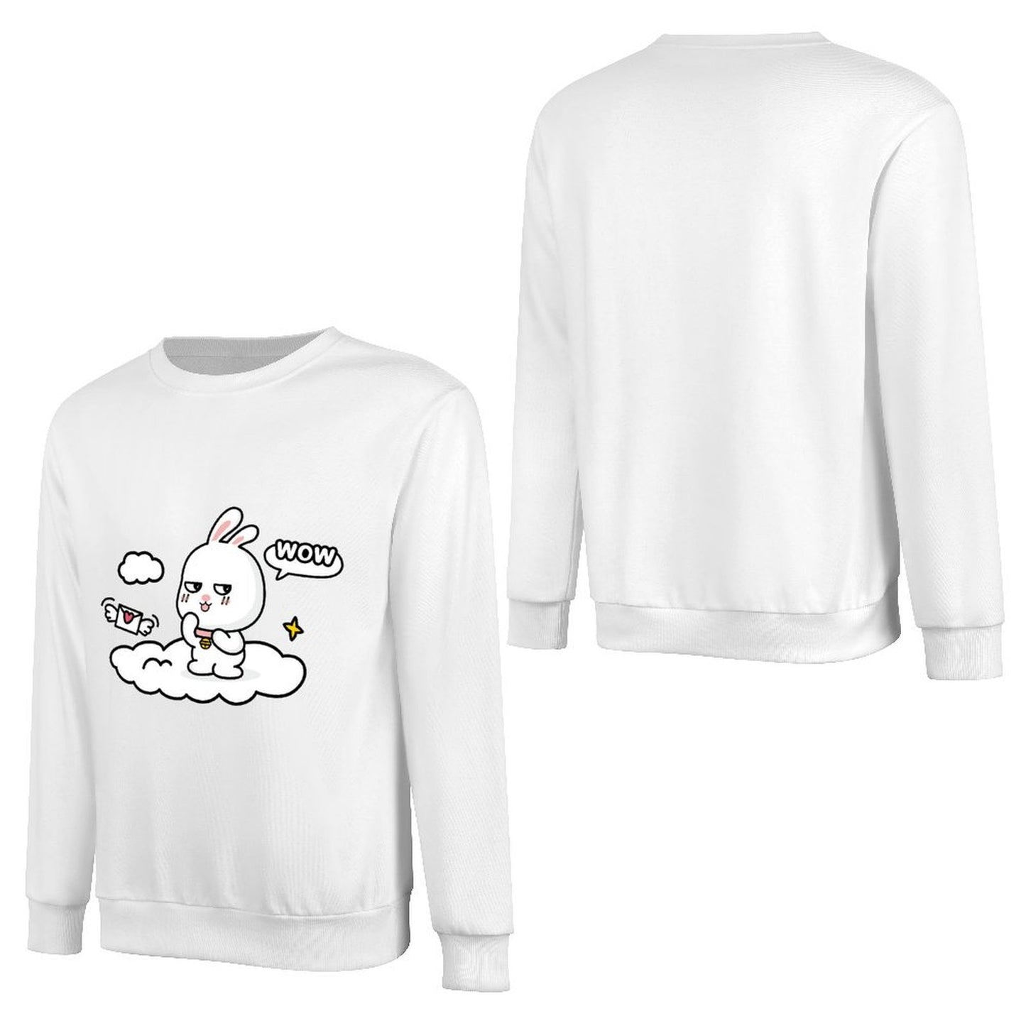 Front Patterned Long Sleeve TopLifestyleLine ActiveStyle