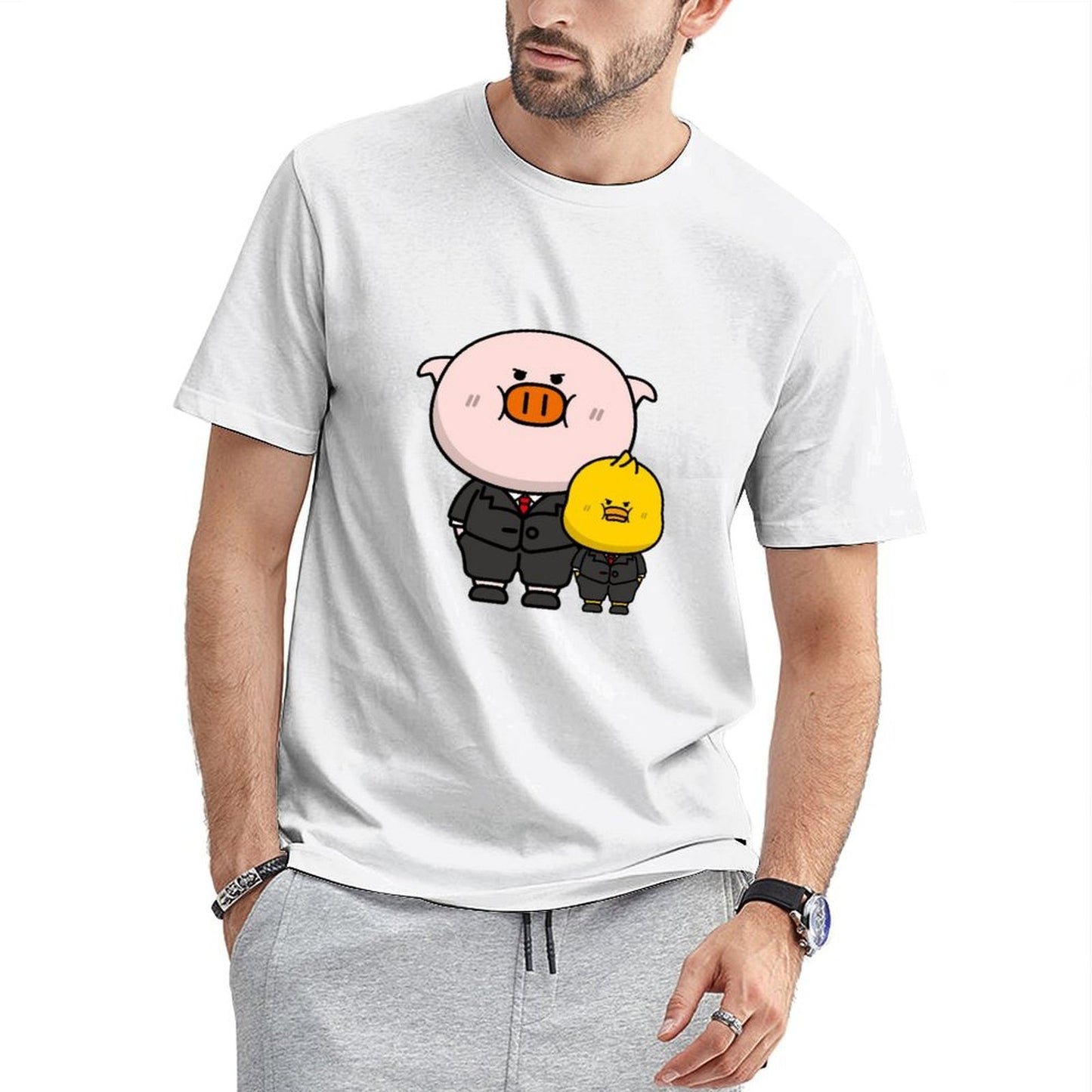 Vibrant Colors Classic Front Graphic T-shirt