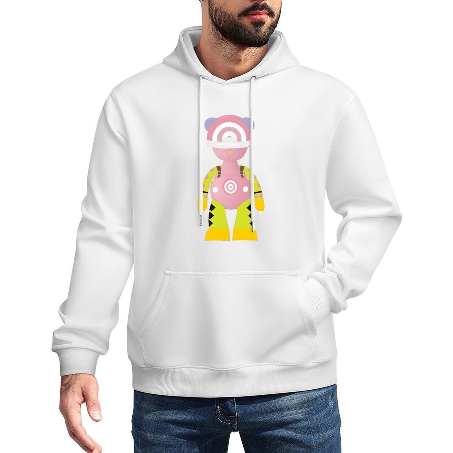 IPIB 250g Hooded Pocket Sweatshirt Front GraphicMen's Hooded  Sweatshirt6000134-6