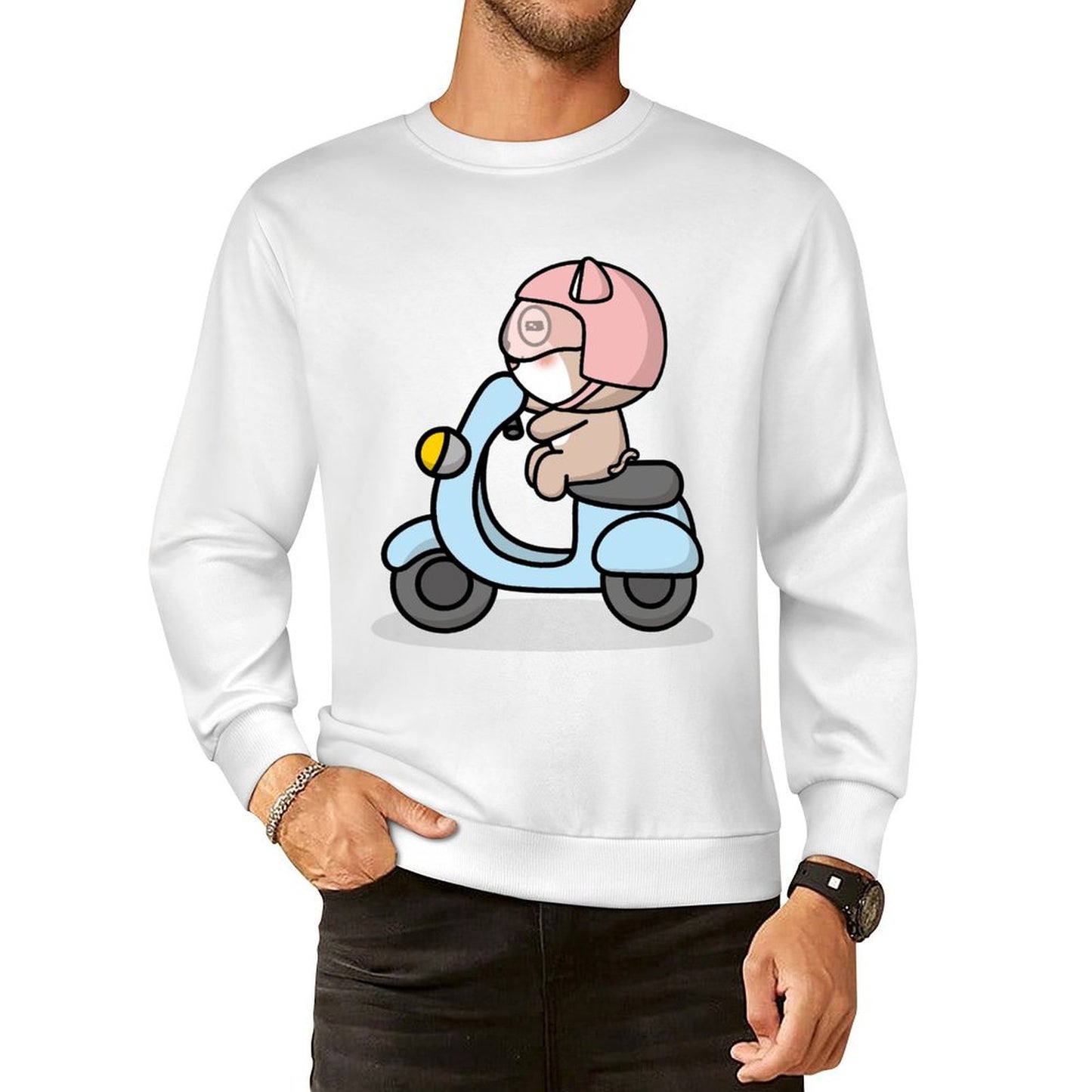 Front Patterned Long Sleeve TopPromotional Performance