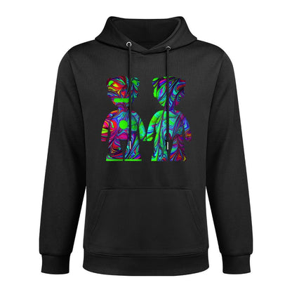 Hoodie Front PatternPrinting Slim Fit