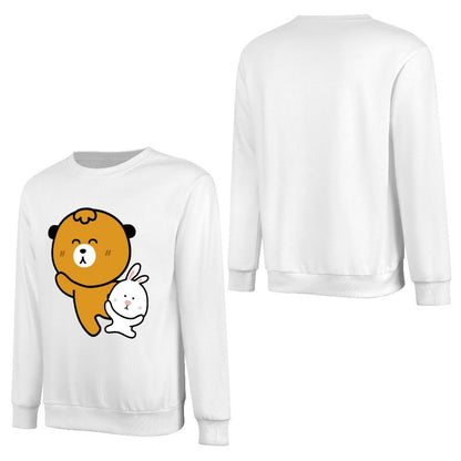 Front Patterned Long Sleeve TopEverydaySeries Soft