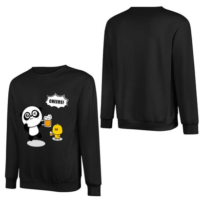 Front Patterned Long Sleeve TopSmoothWear Breathable