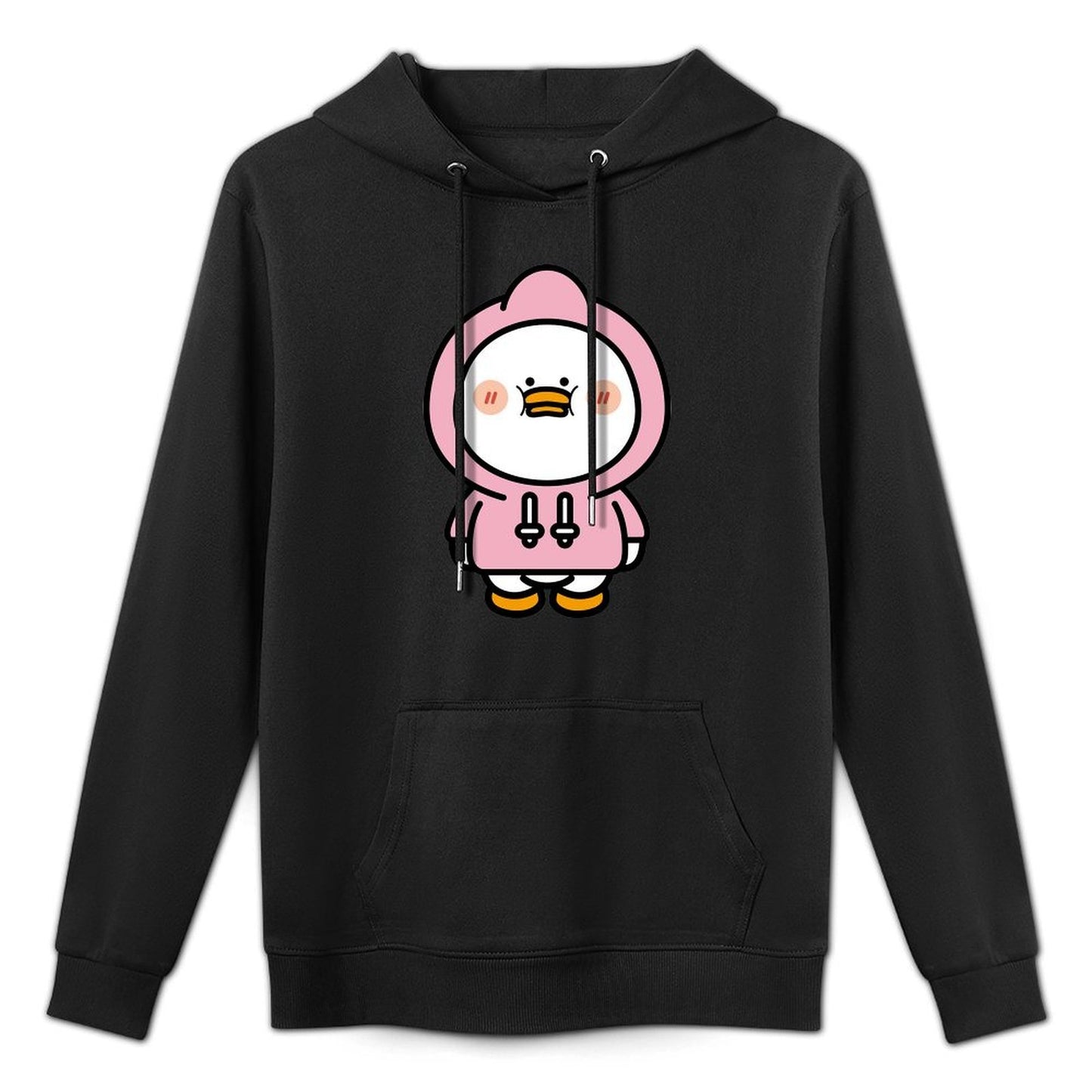 Fade-Resistant Urban Front Graphic Hoodies