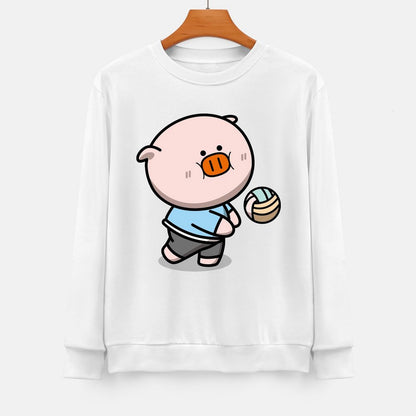 Front Patterned Long Sleeve TopSoftTouch Fitted