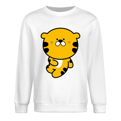 Front Patterned Long Sleeve TopRetro Sleek