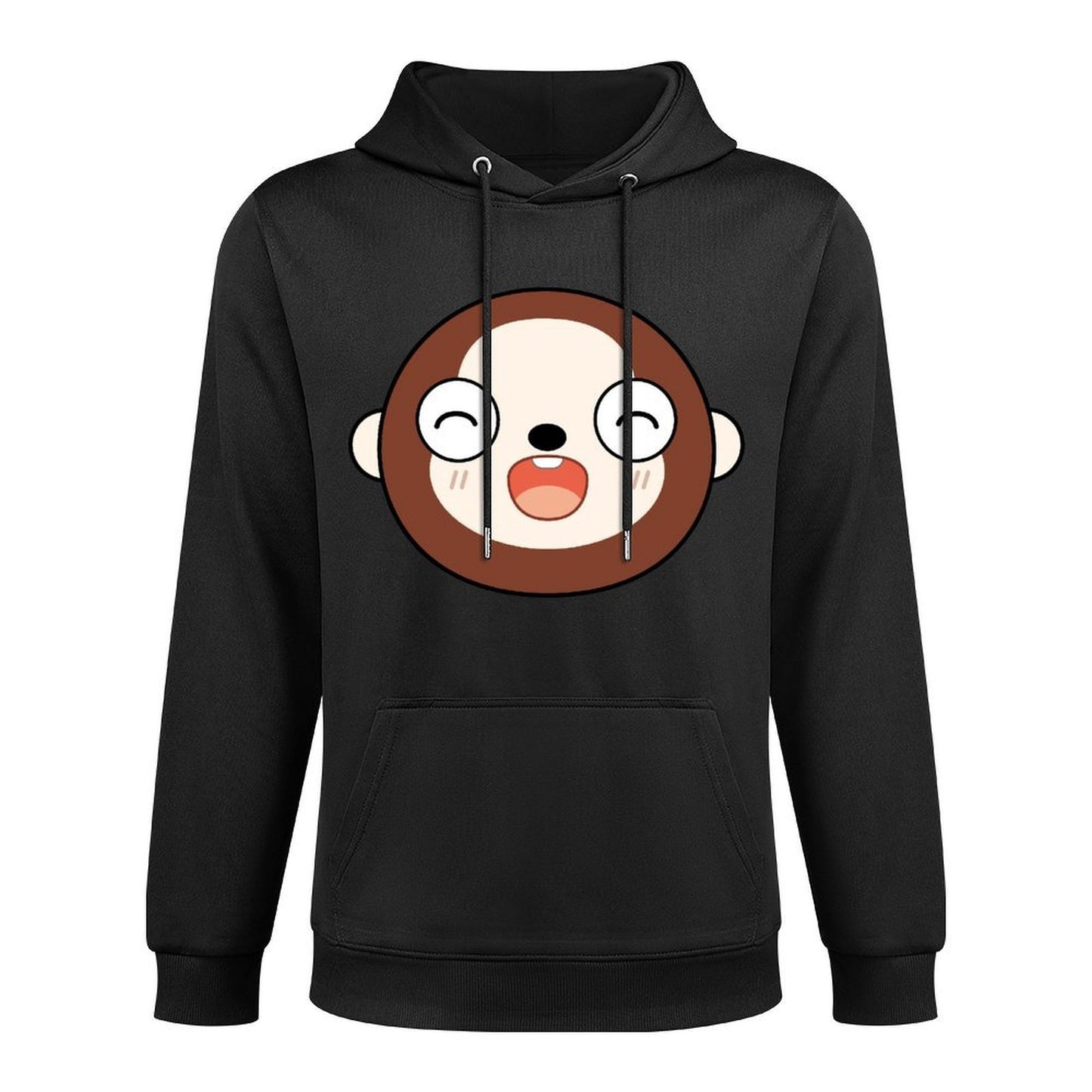 Strong Crew Neck Front Graphic Hoodies