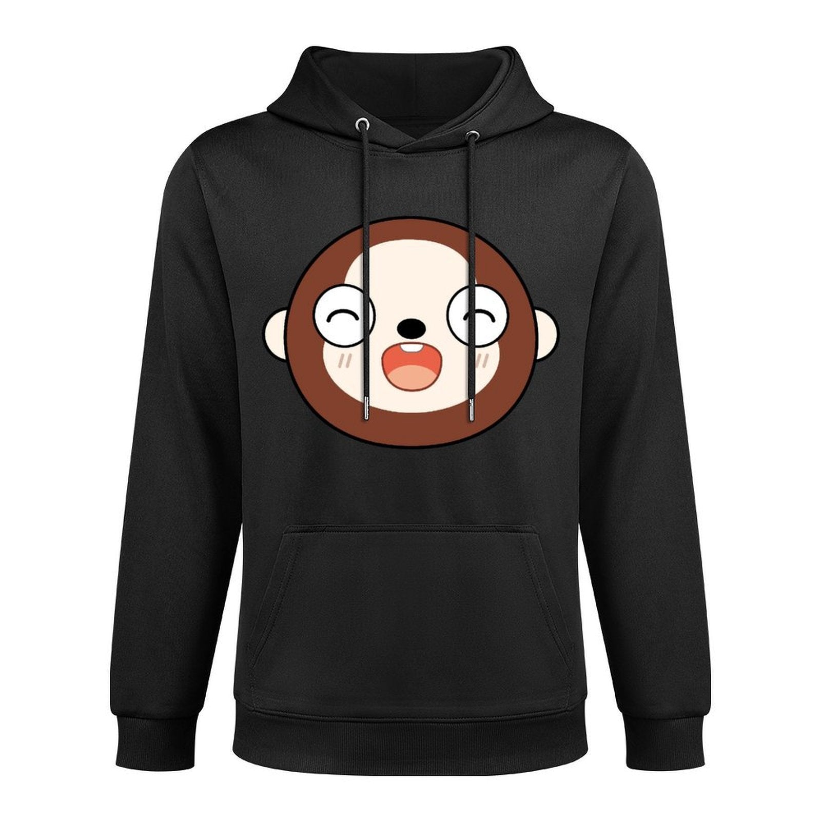 Strong Crew Neck Front Graphic Hoodies