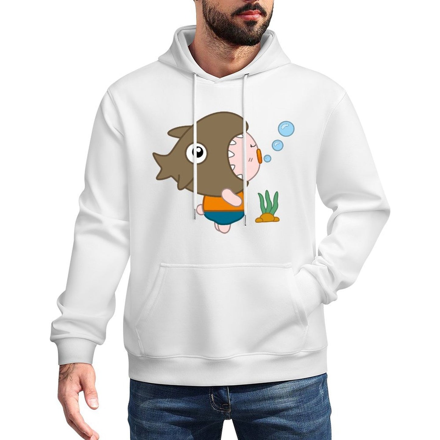 IPBR 250g Hooded Pocket Sweatshirt Front GraphicMen's Hooded  Sweatshirt4000797