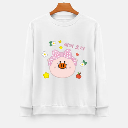 Front Patterned Long Sleeve TopStrong On-Demand