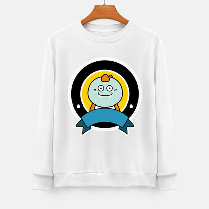 Front Patterned Long Sleeve TopSleek Standard